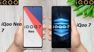 iqoo 7 vs iqoo neo 7 // vivo iqoo neo 7 vs iqoo 7