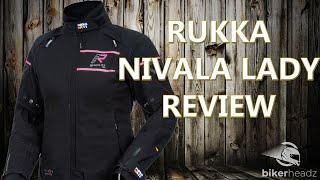 RUKKA Lady Nivala Laminated Motorcycle Jacket 4K Video