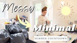 MESSY TO MINIMAL 2024  (realistic) | EXTREME DECLUTTER WITH ME  GETTING RID OF EVERYTHING I OWN! 