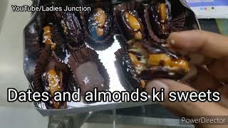 Diwali Sweets // Dates and almonds sweets // sweets for festival // Diwali // Ladies Junction