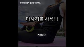 [스트레칭]마사지볼 - 견갑거근