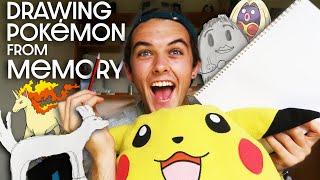 DRAWING POKEMON FROM MEMORY | JACOB GOLDING