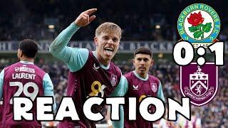 BLACKBURN ROVERS 0 BURNLEY 1 - REACTION