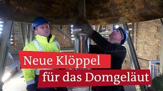 Glocken vom Domgeläut bekommen neue Klöppel: Einblick in die Arbeiten am Dom Paderborn