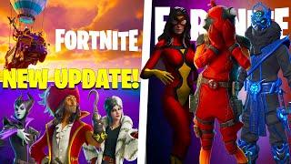 Fortnite NEW Update! (Fishpool, Disney Skins TONIGHT, CH6 SPOILERS)