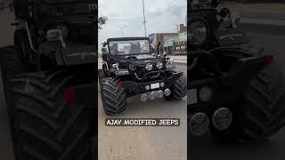 WELCOME TO AJAY MODIFIED JEEPS ️9518434922BEST JEEP MAKER