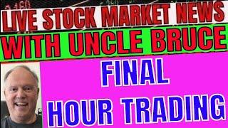 GAMESTOP TSLA AAPL SHARES BACK OFF AGAIN LIVE STOCK TRADING IN PLAIN ENGLISH WITH UNCLE BRUCE