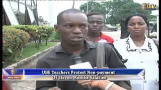 UBE teachers protest non-payment of eleven months salaries