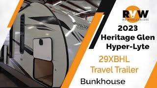 2023 Heritage Glen Hyper-Lyte 29XBHL Travel Trailer Walk-Through