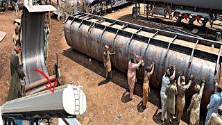 Process of Building 50,000 Liter Massive Oil Tank