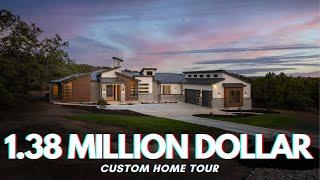 LUXURIOUS 1.38 Million Dollar Modern Style Custom Home Tour in Canyon Lake, Texas!