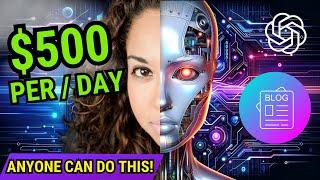 Make $500 a Day in 20 Minutes with AI Side Hustle [Step-by-Step Tutorial]