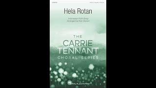 Hela Rotan (SATB Choir, a cappella) - Arranged by Ken Steven