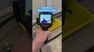How much do you charge to change a radiator valve #plumber #plumbing