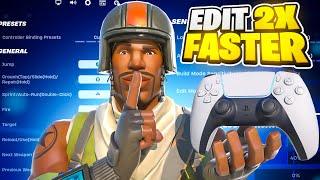 Edit 2x Faster On Controller! + Secret Tips To Get Better - Best Pro Settings Chapter 5 Fortnite