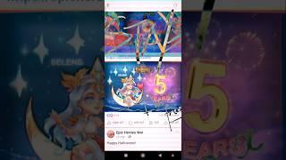 Epic heroes war 5th birthday || ANOXY ||