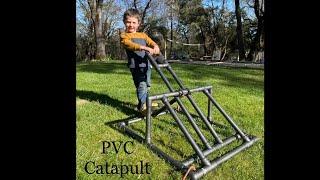 How to Build a PVC Catapult / Trebuchet, Great for ￼Dragon Themed Birthday￼ Parties