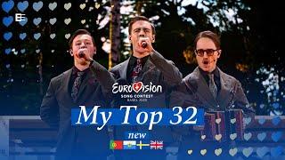 Eurovision 2025: My Top 32 (so far) | New: 