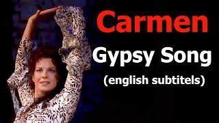 Gypsy song from the opera Carmen (with English subtitles), Les tringles des sistres tintaient-Bizet