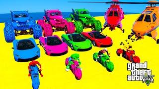 GTA V Epic New Stunt Race For Car Racing Challenge by Trevor