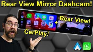 Wireless CarPlay and Dash Cam Combo in a MIRROR! - Seicane Mirror Dashcam REVIEW