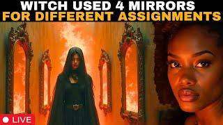 Witch used 4 mirrors for different rituals against Christians #witchcraft #witches #supernatural