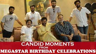 Candid Moments from Megastar Chiranjeevi Birthday Celebrations l Indiaglitz Telugu