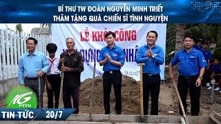 Bí thư TW đoàn Nguyễn Minh Triết thăm tặng quà chiến sĩ tình nguyện | THKG