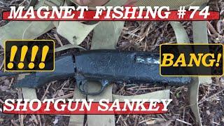 Magnet Fishing #74. SHOTGUN IN SANKEY!. Shotgun Sankey Canal Magnet Fishing UK #MagnetFishing