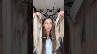 The Hairline Topper vs. iBand #hairlinetopper #hairtopper #hairproducts #thinninghair #milanowigs