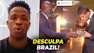 OLHA O PRONUNCIAMENTO OFICIAL DE VINICIUS JUNIOR ''UM DIA TRISTE''