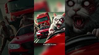 Zombie Takeover! Will the Cat Get Infected? Watch until the end! #cat #ai #catlovers #story