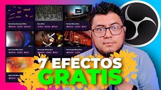 7 Efectos de video GRATIS para OBS STUDIO | Angel Mendez | Overlays UNO