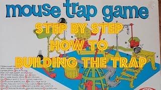 How to build 'Mouse trap'  board game from 1968