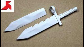 DIY - How to make a Bayonet M9 KNIFE from A4 paper