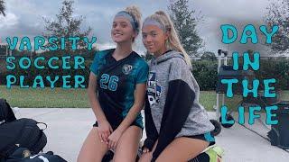 Varsity soccer player GAME DAY!!! |morning routine, food w/ friends, and game prep|