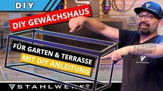 DIY Gewächshaus für Garten & Terrasse zum selber bauen