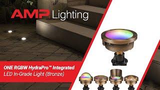 AMP® ONE RGBW HydraPro Integrated LED In-Grade Light