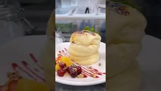 Japanese Soufflé Pancakes |: Motto Tea Cafe | Food Network