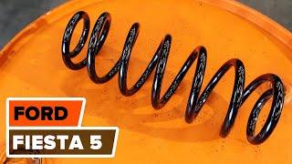 How to change springs on FORD FIESTA V Van [TUTORIAL AUTODOC]
