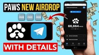 PAWS NEW AIRDROP PAWS TELEGRAM BOT PAWS AIRDROP PAWS BOT PAWS AIRDROP DETAILS TELEGRAM || PAWS