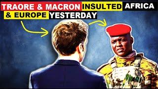 Ibrahim Traoré & Macron Insult Each Other's Continents in a New Video