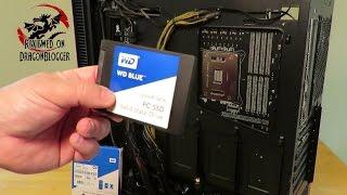 How to install the WD Blue 500GB SSD into your computer #WDBlueSSD