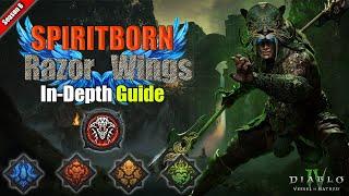 Diablo 4 - Ultimate Spiritborn Razor Wings Build Guide | Vessel of Hatred