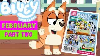 ‼️ BLUEY Magazine - February 2022 Issue Part 2   | Bluey Books & Crafts | Disney Jr | ABC Kids