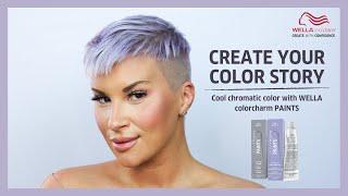 HOW TO CREATE A COOL VIOLET LOOK WITH WELLA COLORCHARM PAINTS ft. KASSIA BARBO