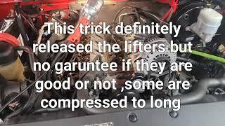 My new easy 5.3 AFM/DOD lifter release trick 2023 @Vassmotorsports for collapsed tapping lifters