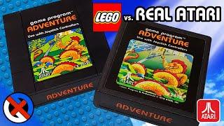 LEGO Atari 2600 VCS Adventure vs. REAL Atari Adventure
