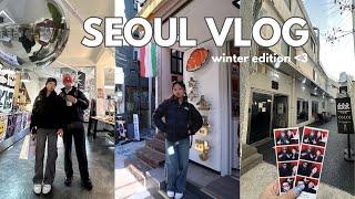 korea vlog (winter in seoul with family, shopping, convenience store, baskins & robbins HQ)