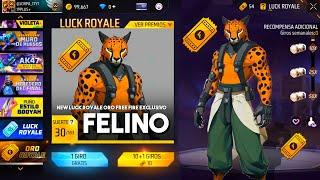 OFICIAL¡ NUEVA LUCK ROYALE DE ORO EN FREE FIRE CON SKIN ÉPICA - NEXT SKIN ROYALE GOLD FF